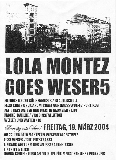 Lola Montez goes Weser5